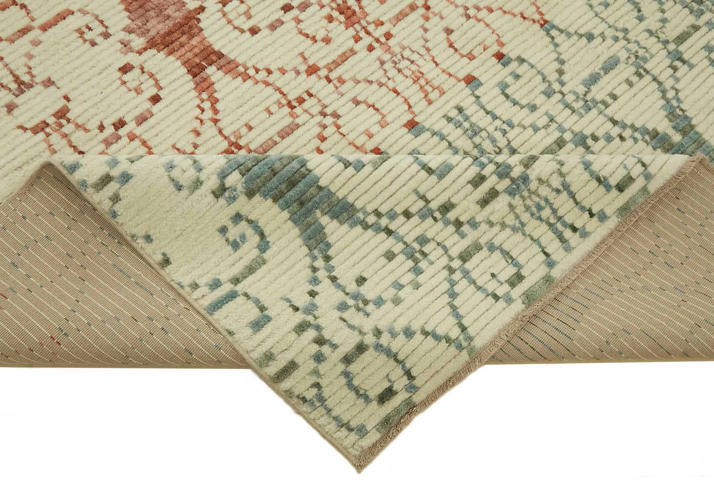 8x11 Hand-Knotted Wool Oushak Rug - 47721