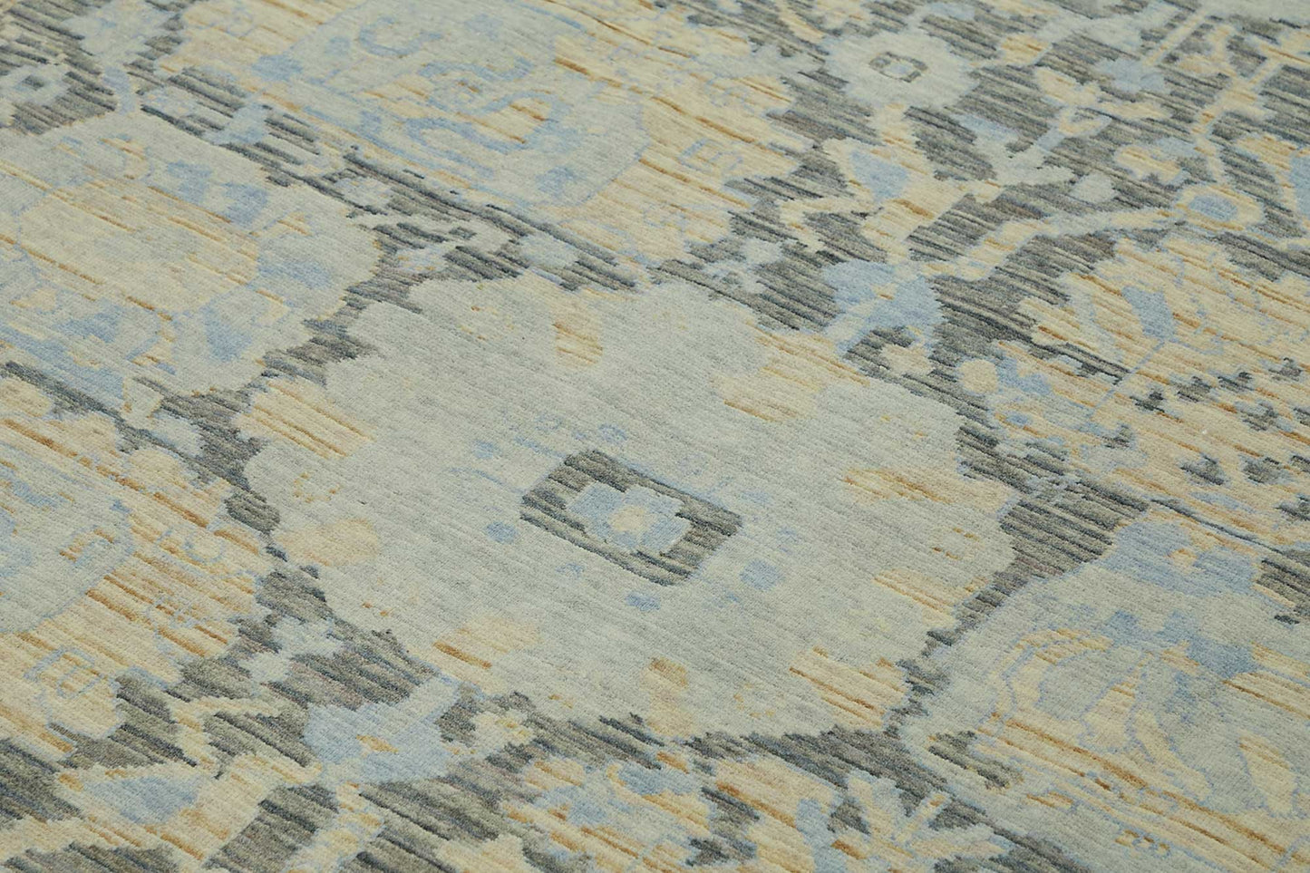 8x11 Hand-Knotted Wool Oushak Rug - 47725