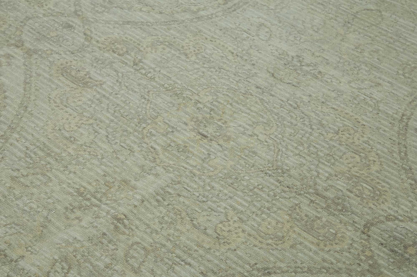 8x10 Hand-Knotted Wool Oushak Rug - 47730