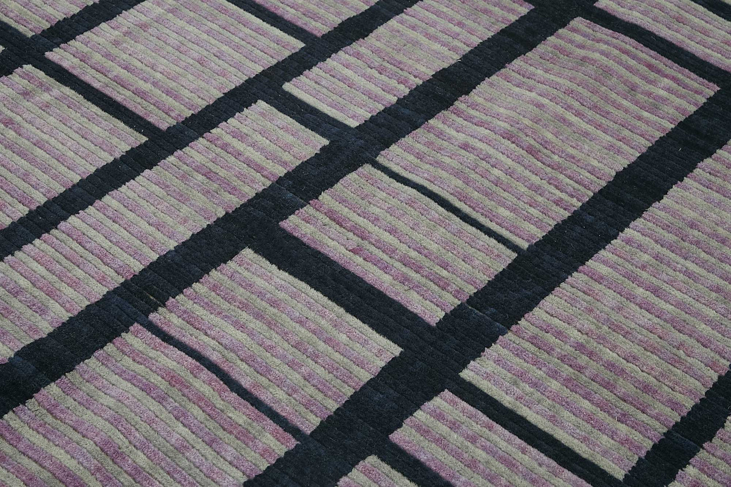 8x9 Hand-Knotted Wool Oushak Rug - 47745