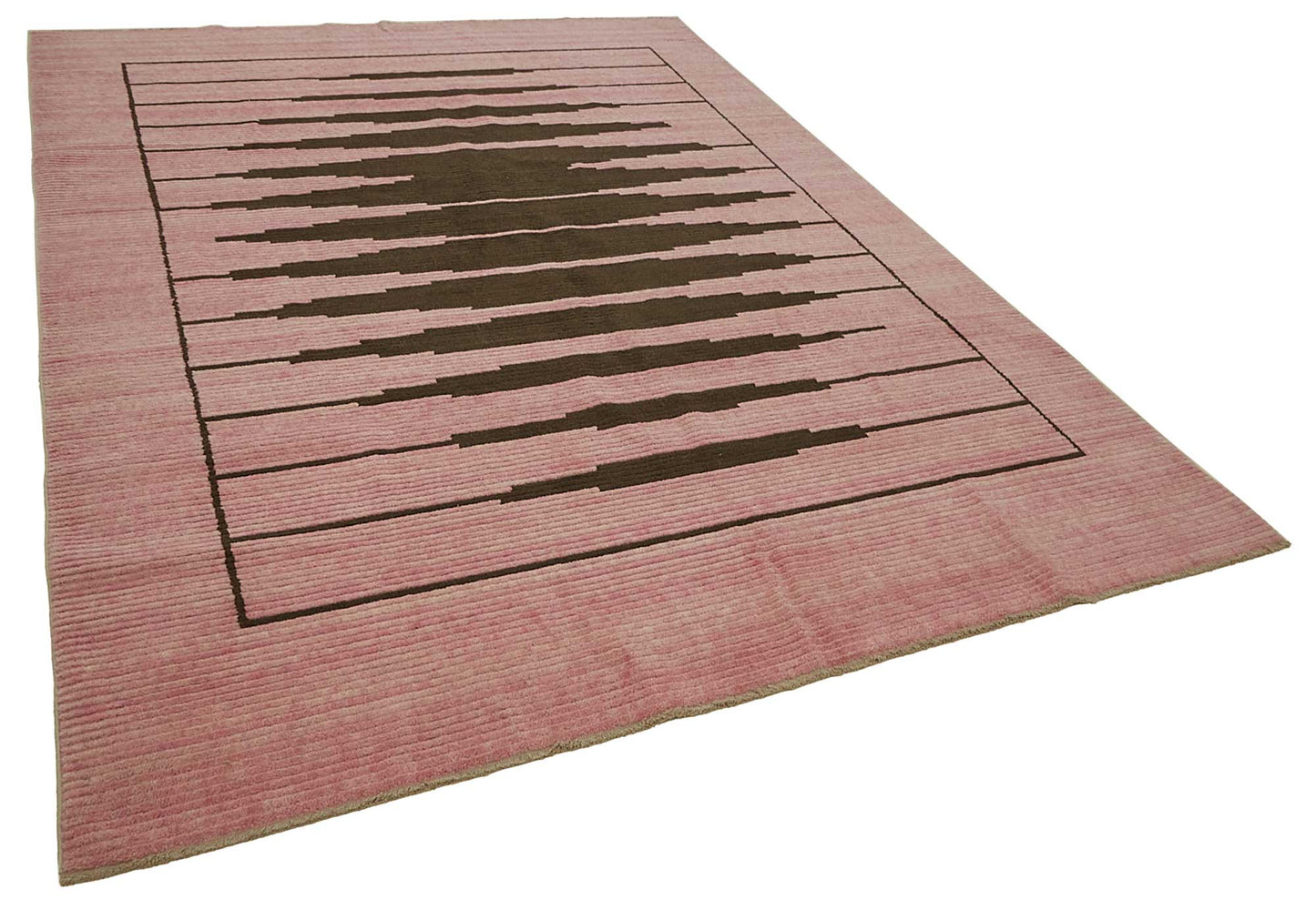 8x11 Hand-Knotted Wool Oushak Rug - 47752