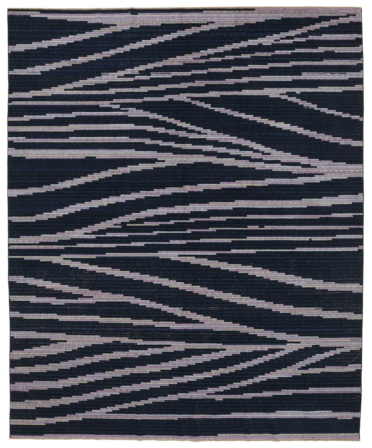 10x12 Hand-Knotted Wool Oushak Rug - 47759