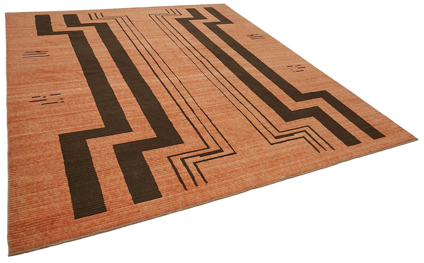 10x12 Hand-Knotted Wool Oushak Rug - 47760