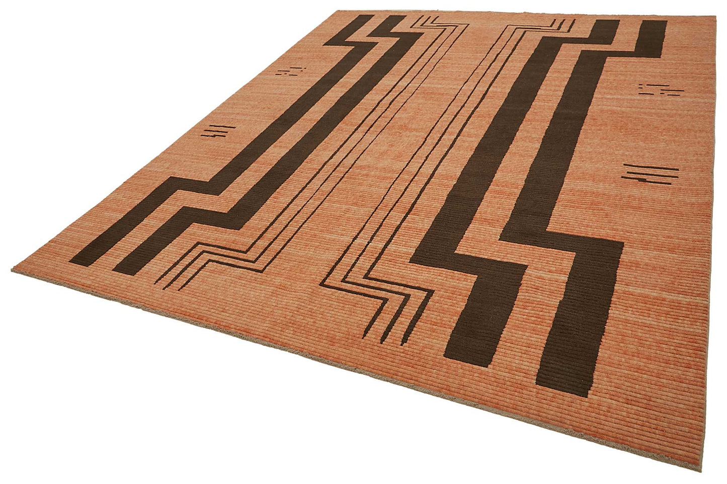 10x12 Hand-Knotted Wool Oushak Rug - 47760