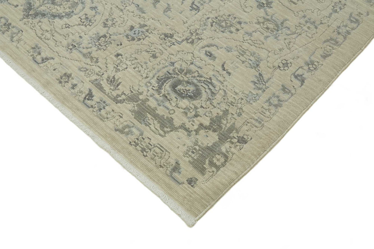 9x12 Hand-Knotted Wool Oushak Rug - 47768