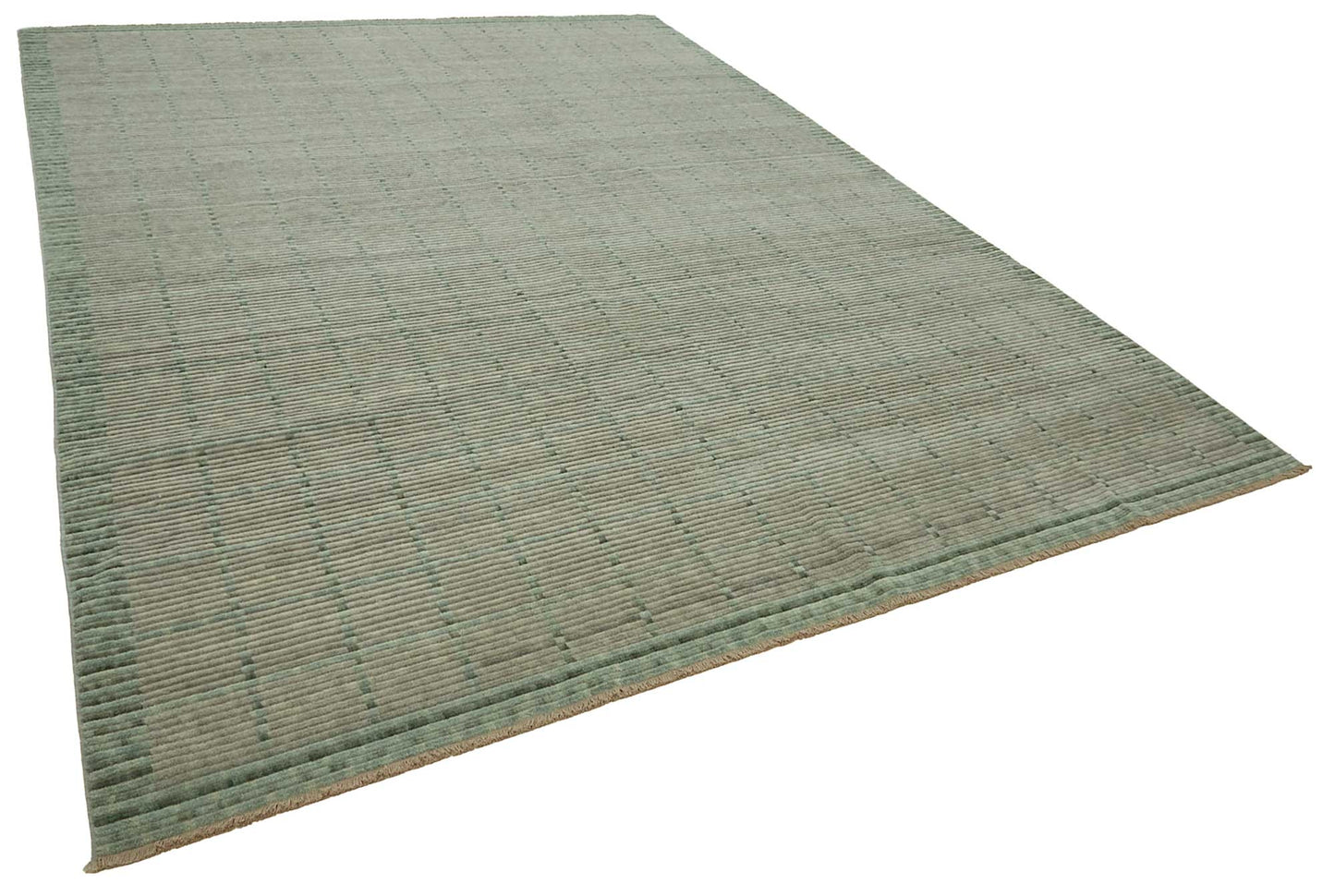 9x12 Hand-Knotted Wool Oushak Rug - 47769