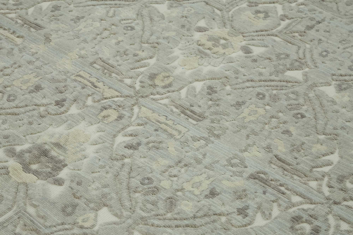 9x12 Hand-Knotted Wool Oushak Rug - 47775