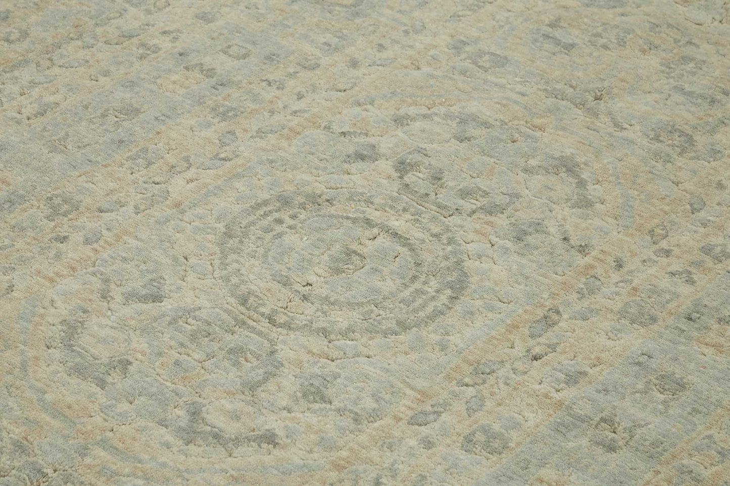 8x11 Hand-Knotted Wool Oushak Rug - 47796