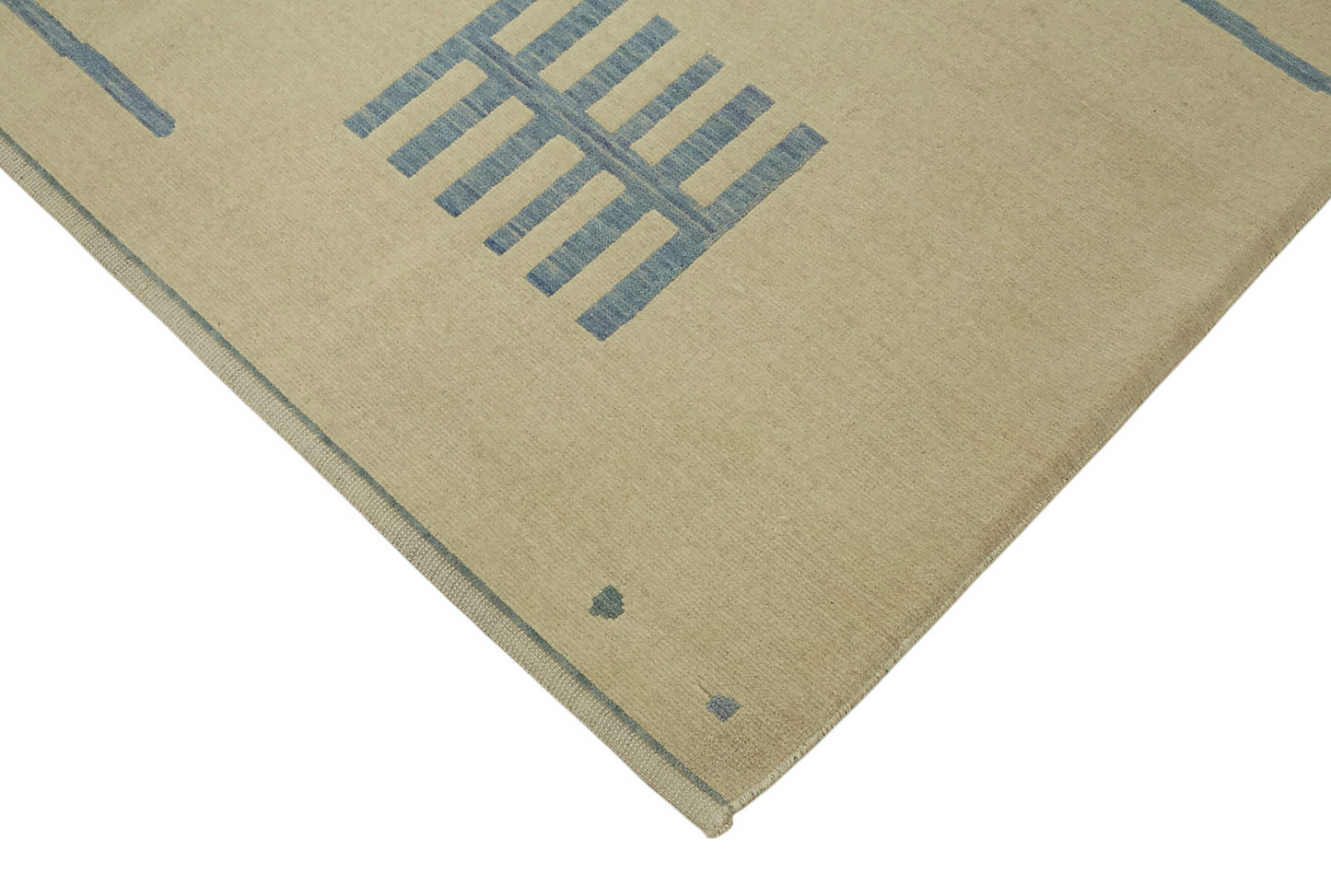 9x11 Hand-Knotted Wool Oushak Rug - 47801