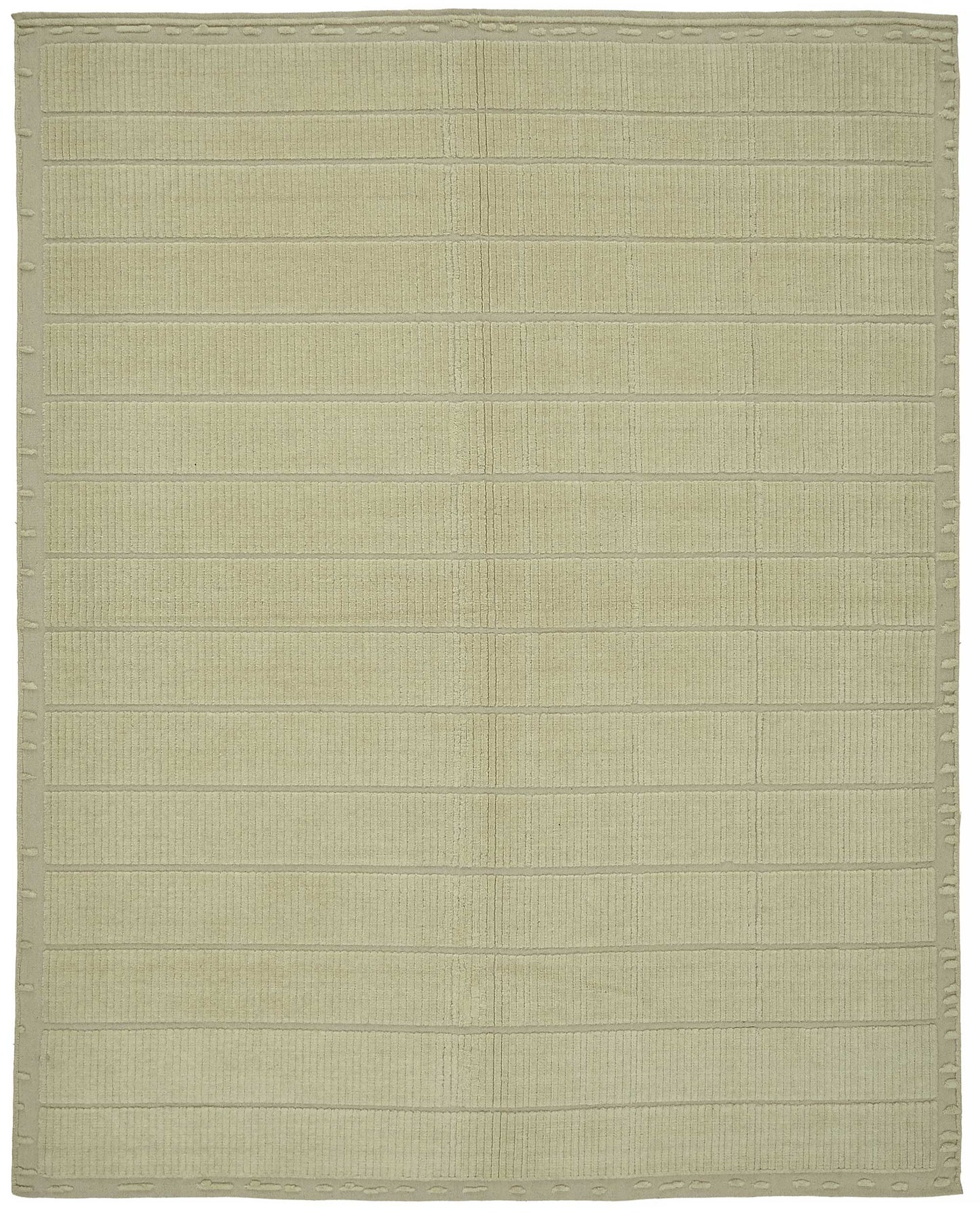 9x11 Hand-Knotted Wool Oushak Rug - 47813