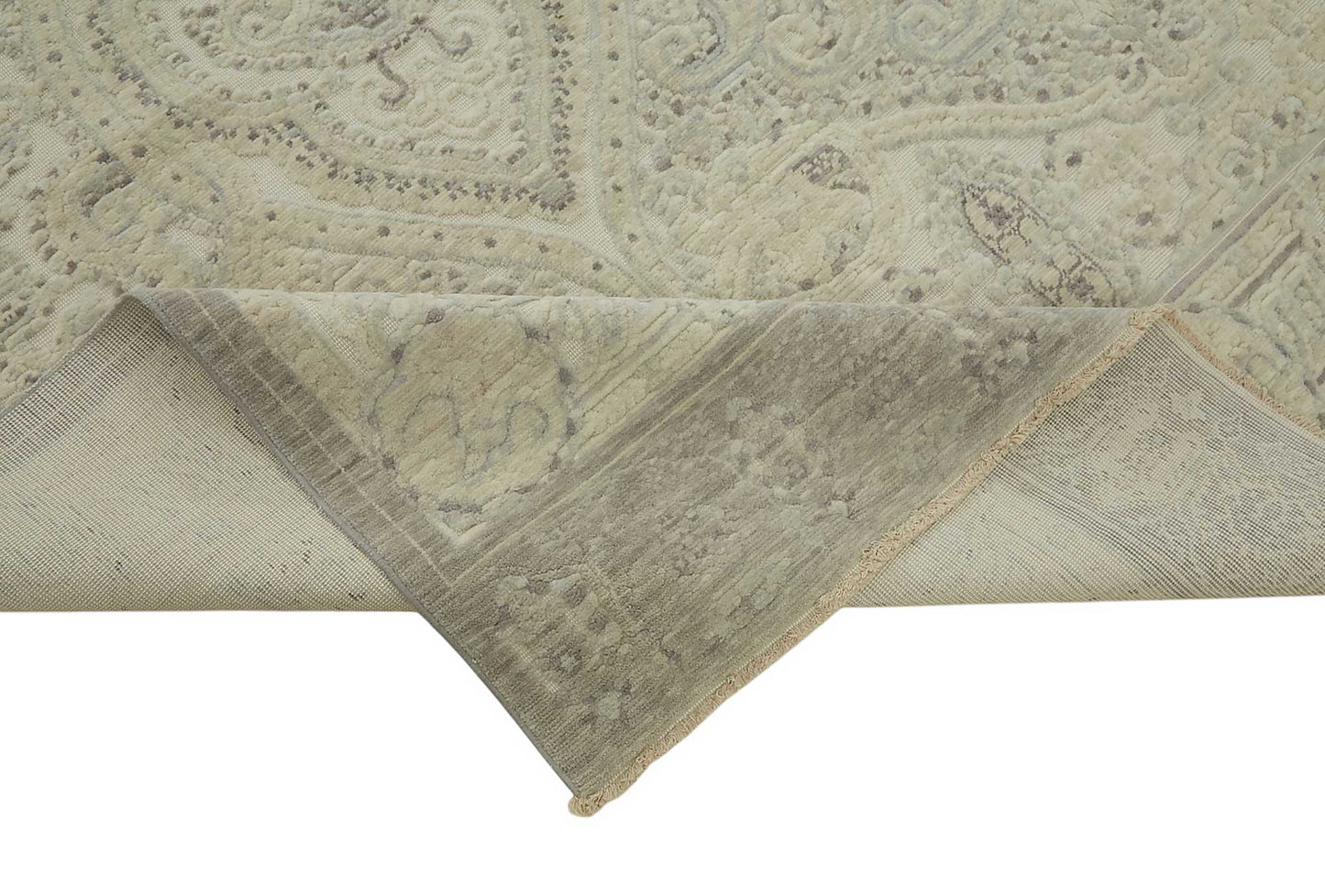 9x12 Hand-Knotted Wool Oushak Rug - 47818