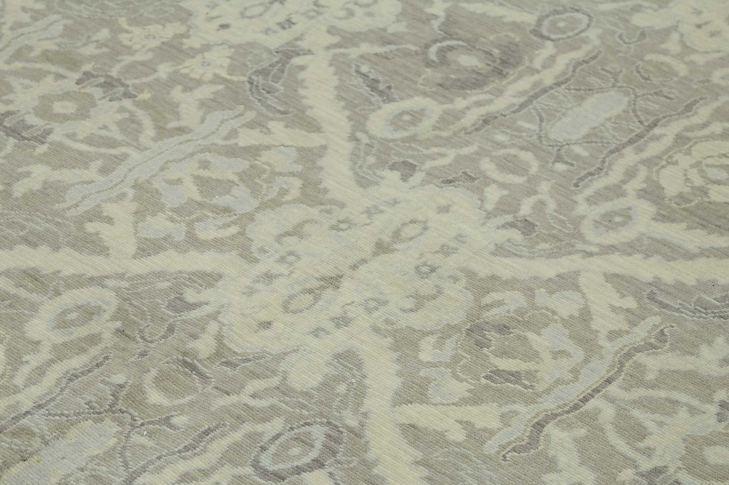 10x12 Hand-Knotted Wool Oushak Rug - 47823