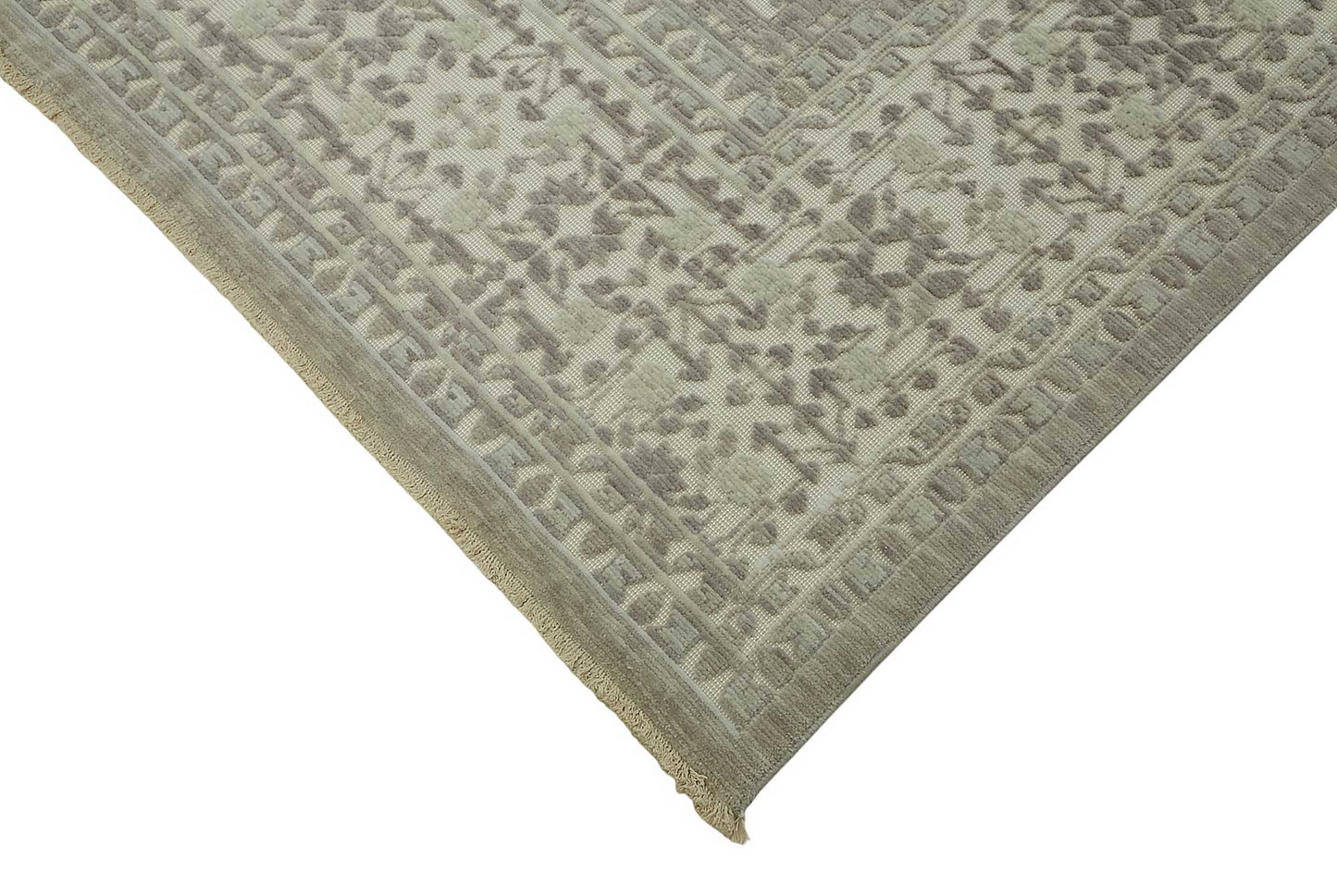 10x12 Hand-Knotted Wool Oushak Rug - 47827