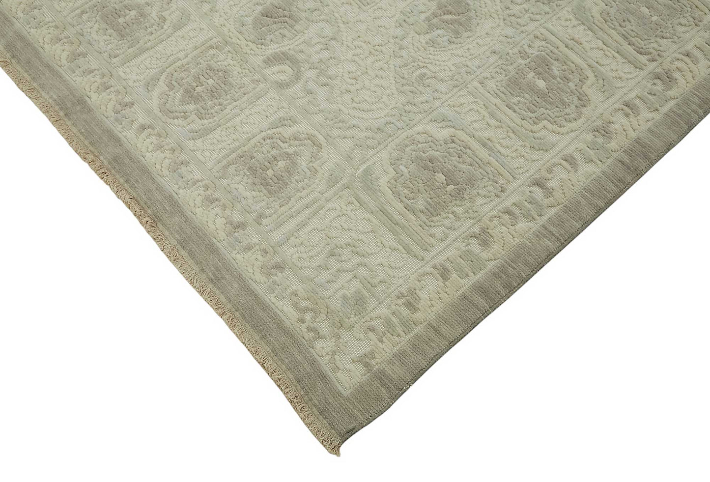 10x12 Hand-Knotted Wool Oushak Rug - 47829