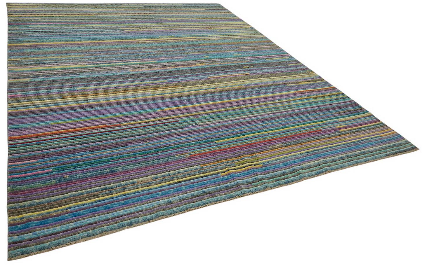9x12 Hand-Knotted Wool Oushak Rug - 47856