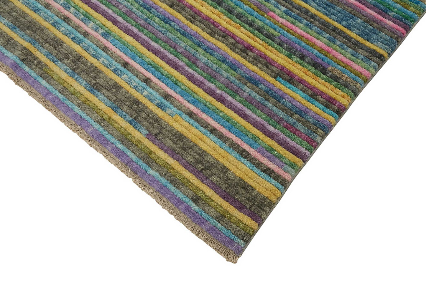 9x12 Hand-Knotted Wool Oushak Rug - 47856