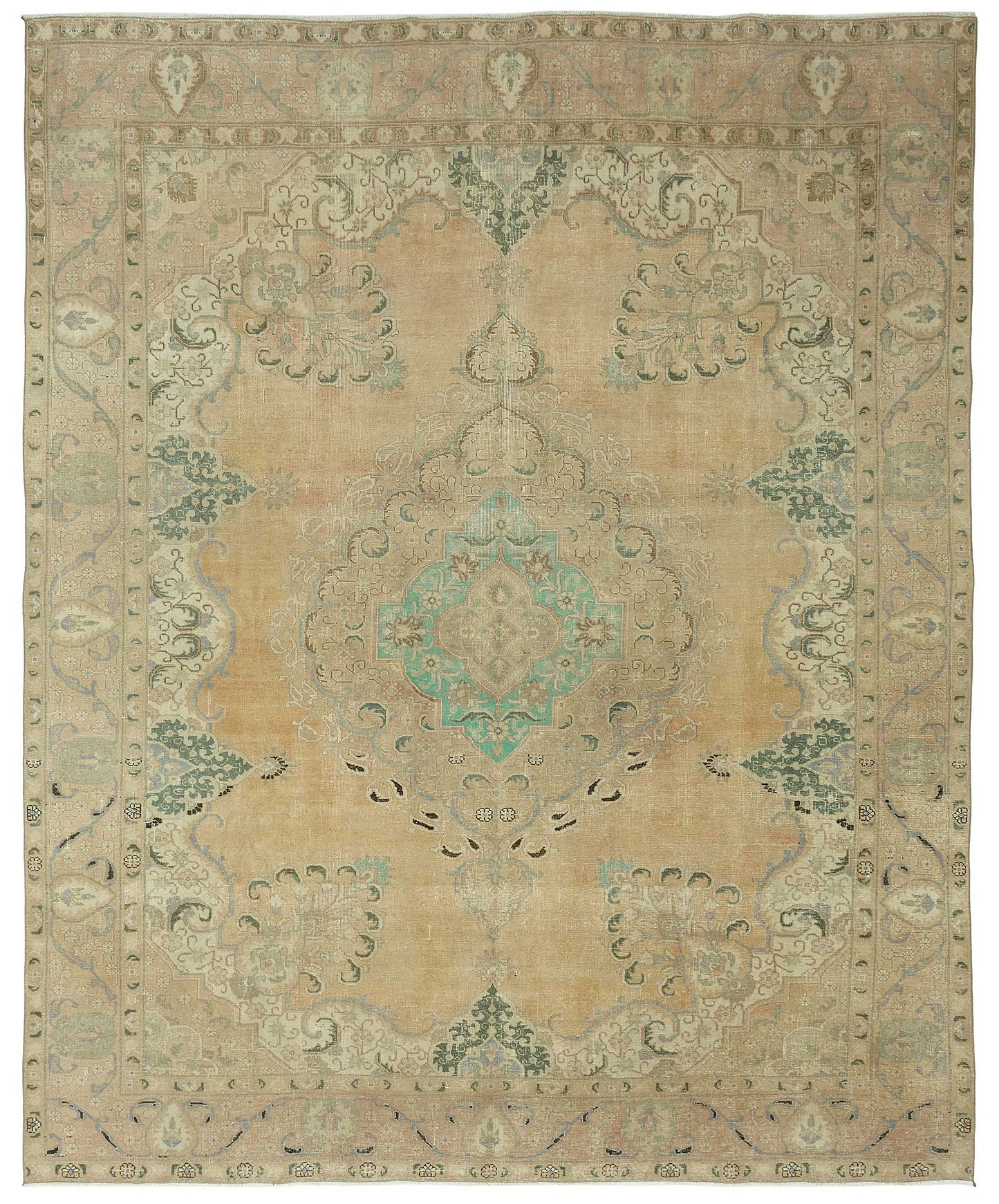 10x12 Vintage Hand-Knotted Rug - 47865