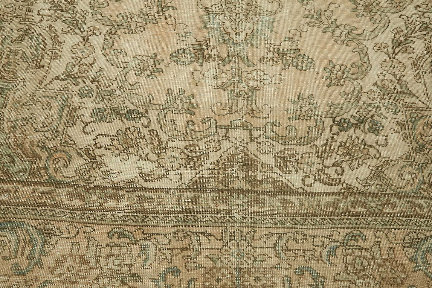 10x13 Vintage Hand-Knotted Rug - 47873