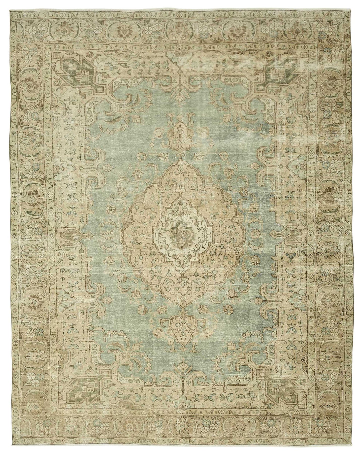 10x12 Vintage Hand-Knotted Rug - 47874