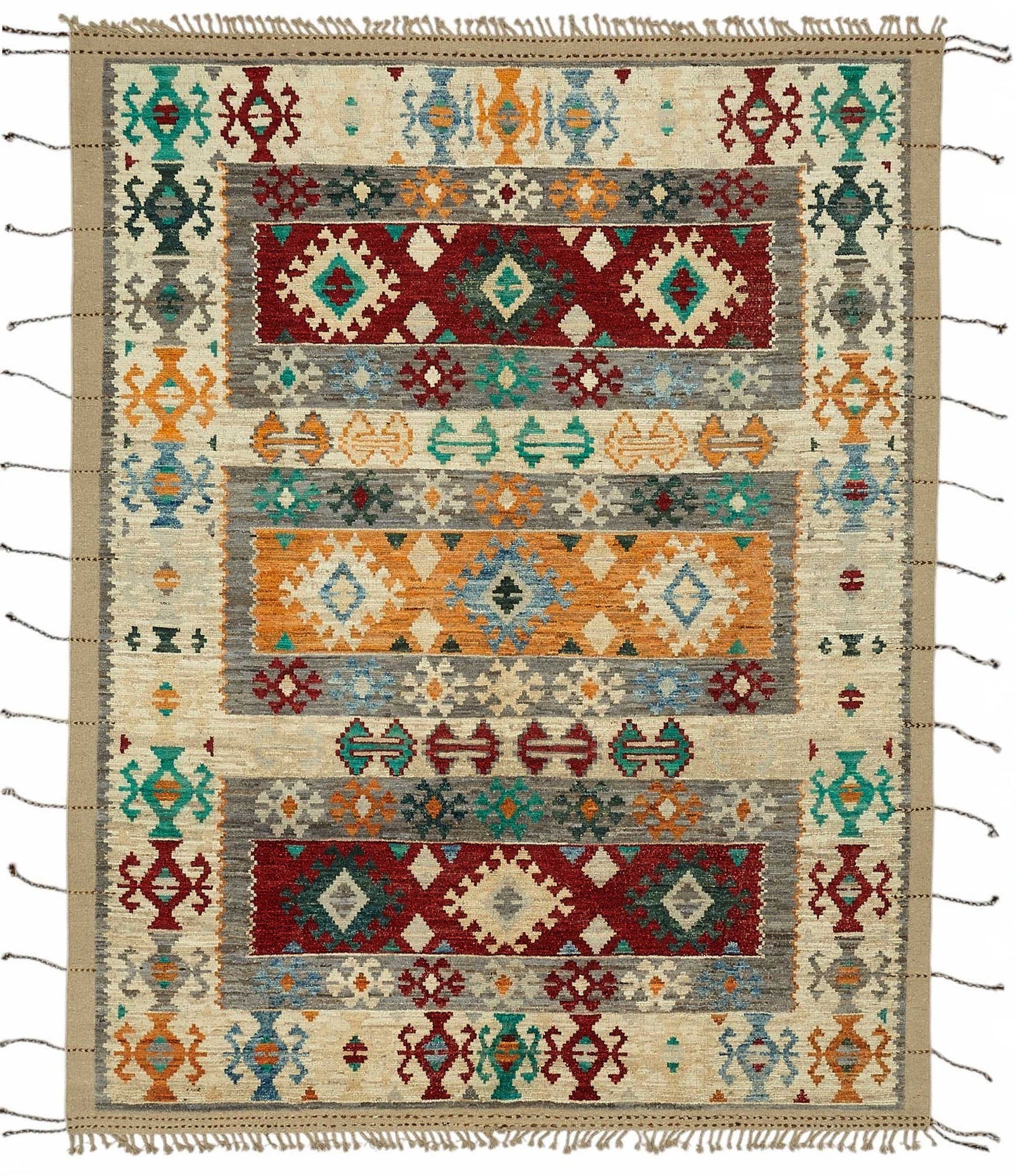 9x12 Contemporary Tribal Area Rugs - 47879