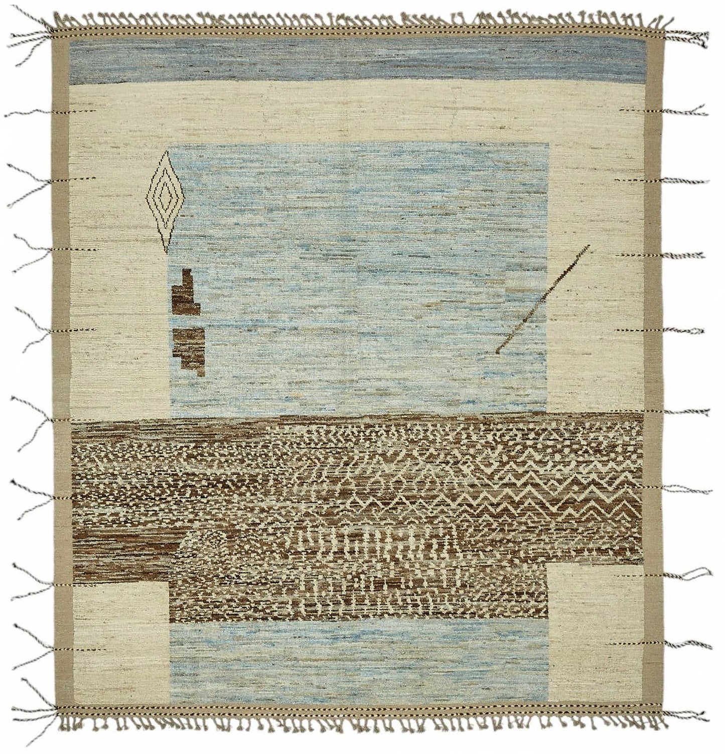 9x10 Contemporary Tribal Area Rugs - 47881