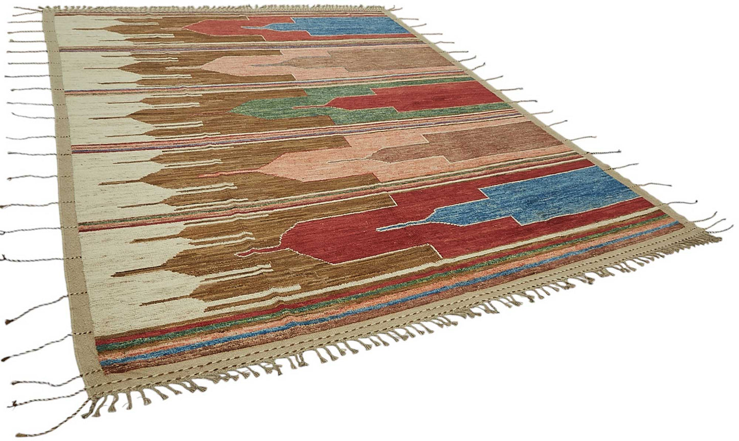 9x11 Contemporary Tribal Area Rugs - 47884