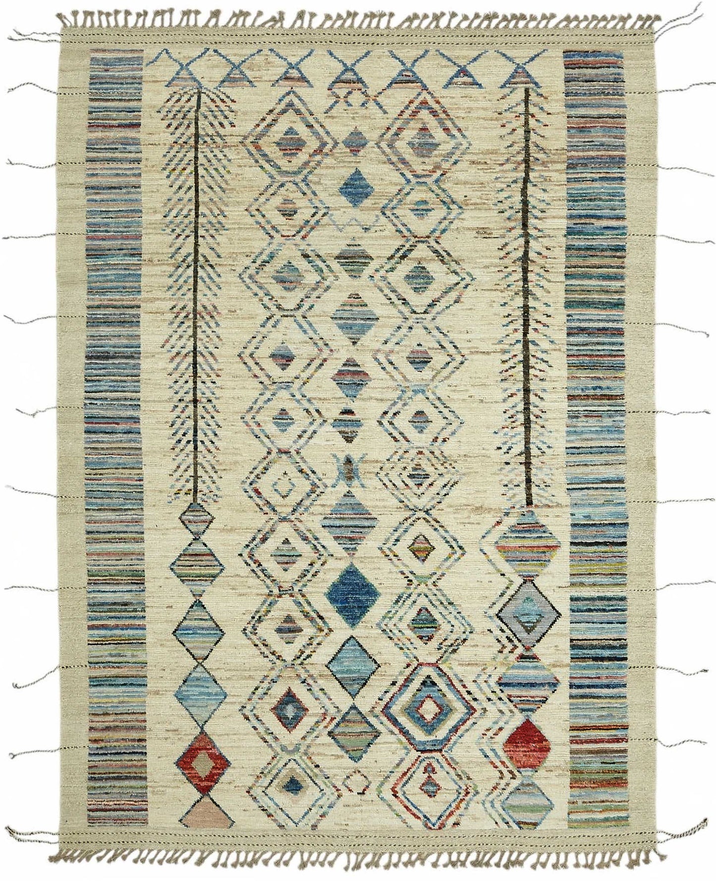 7x10 Contemporary Tribal Area Rugs - 47911