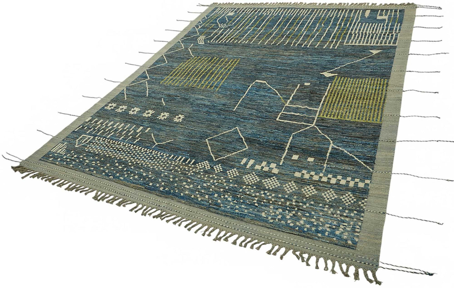 7x10 Contemporary Tribal Area Rugs - 47926