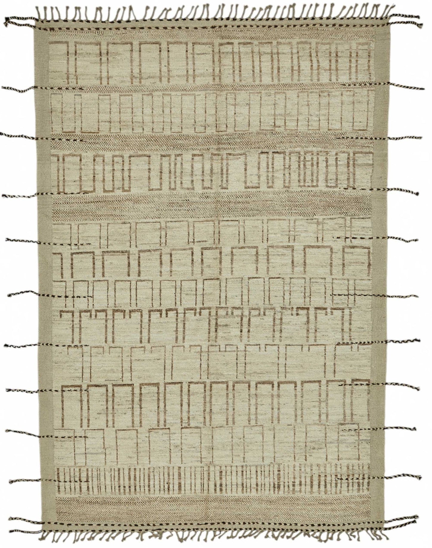 7x10 Contemporary Tribal Area Rugs - 47927