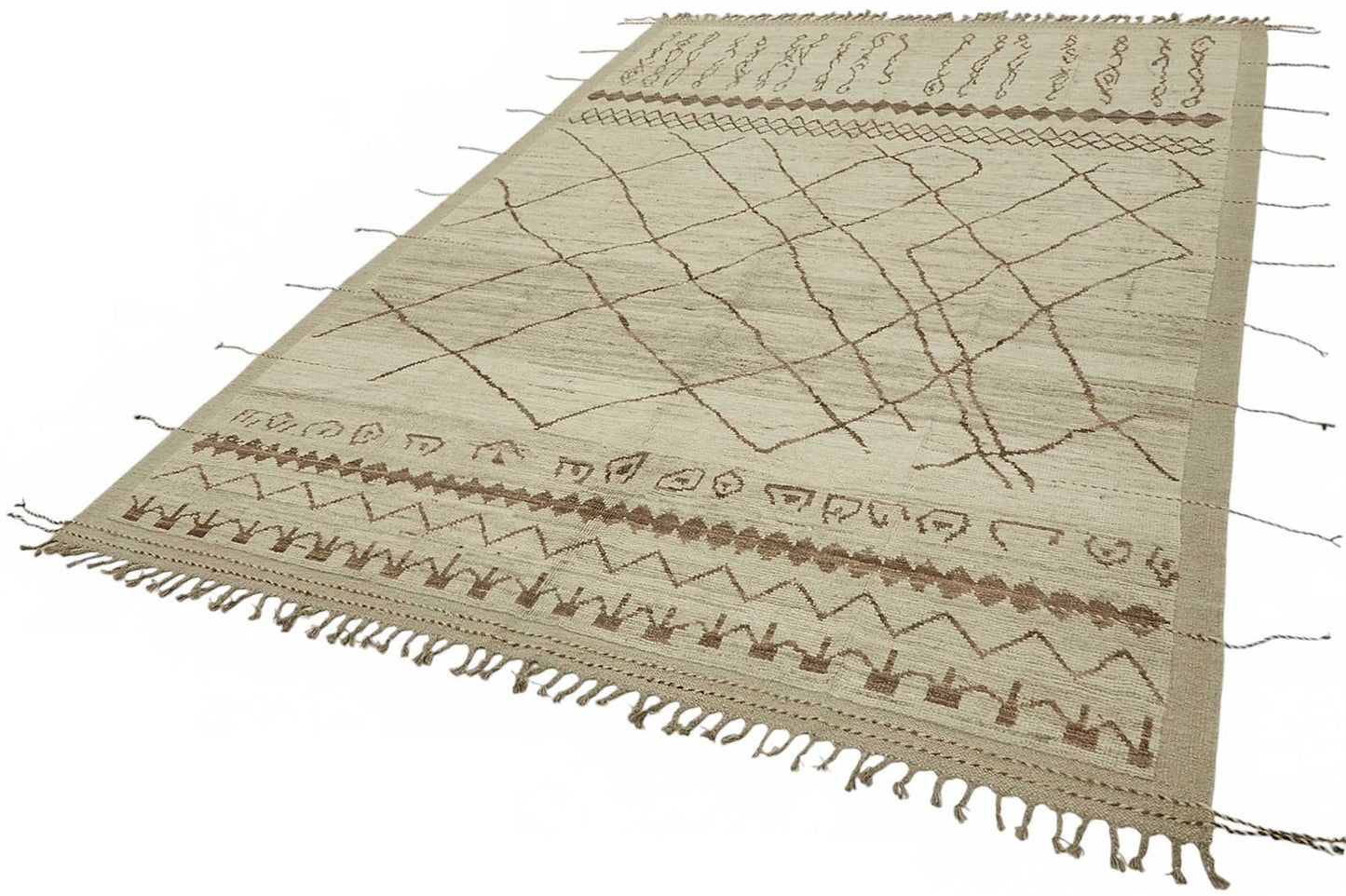 7x10 Contemporary Tribal Area Rugs - 48076
