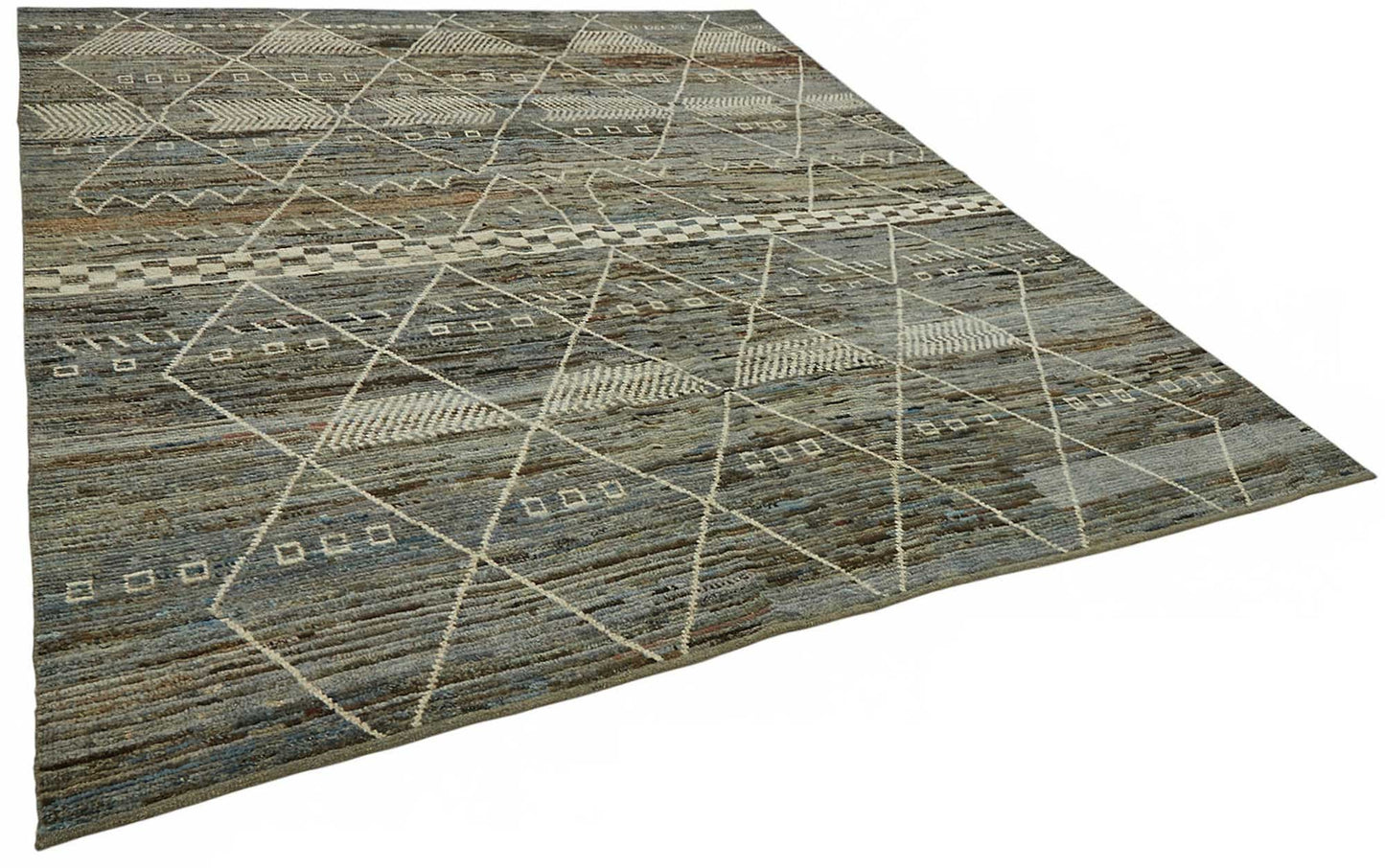 9x10 Contemporary Tribal Area Rugs - 48081