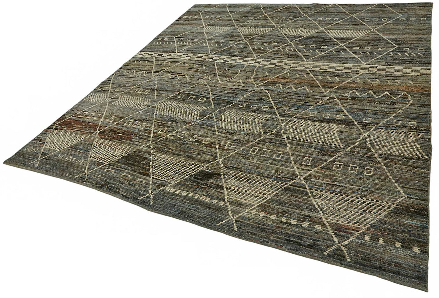 9x10 Contemporary Tribal Area Rugs - 48081