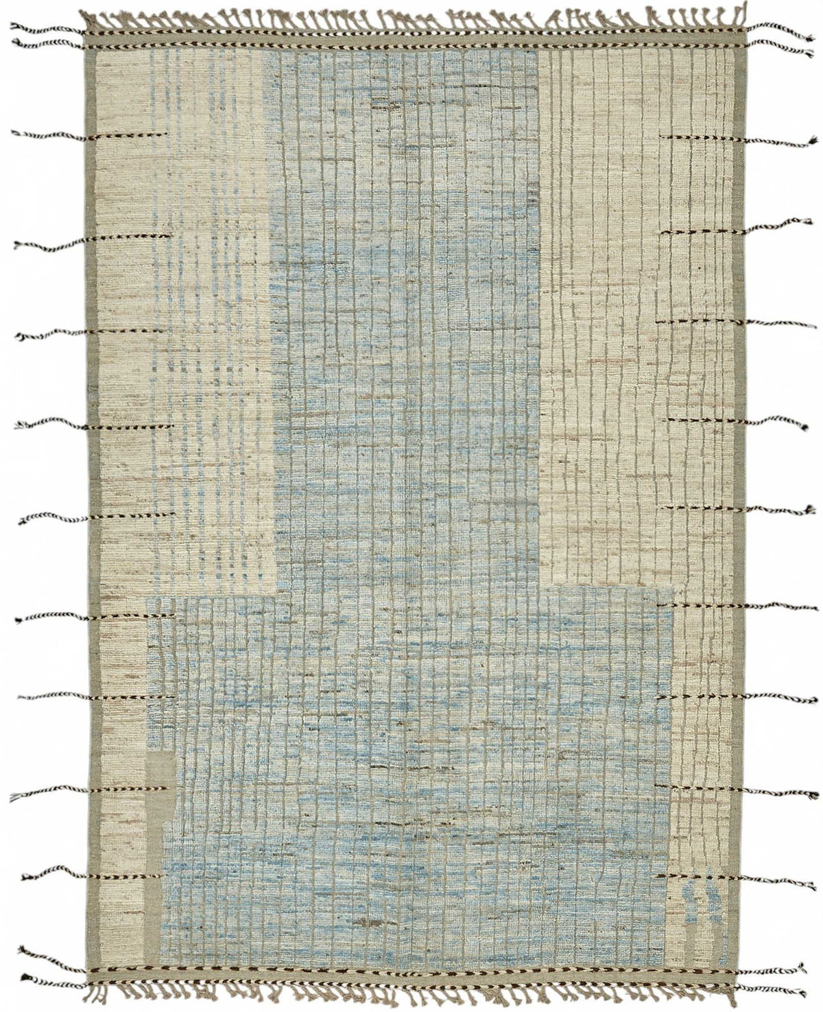 7x10 Contemporary Tribal Area Rugs - 48088