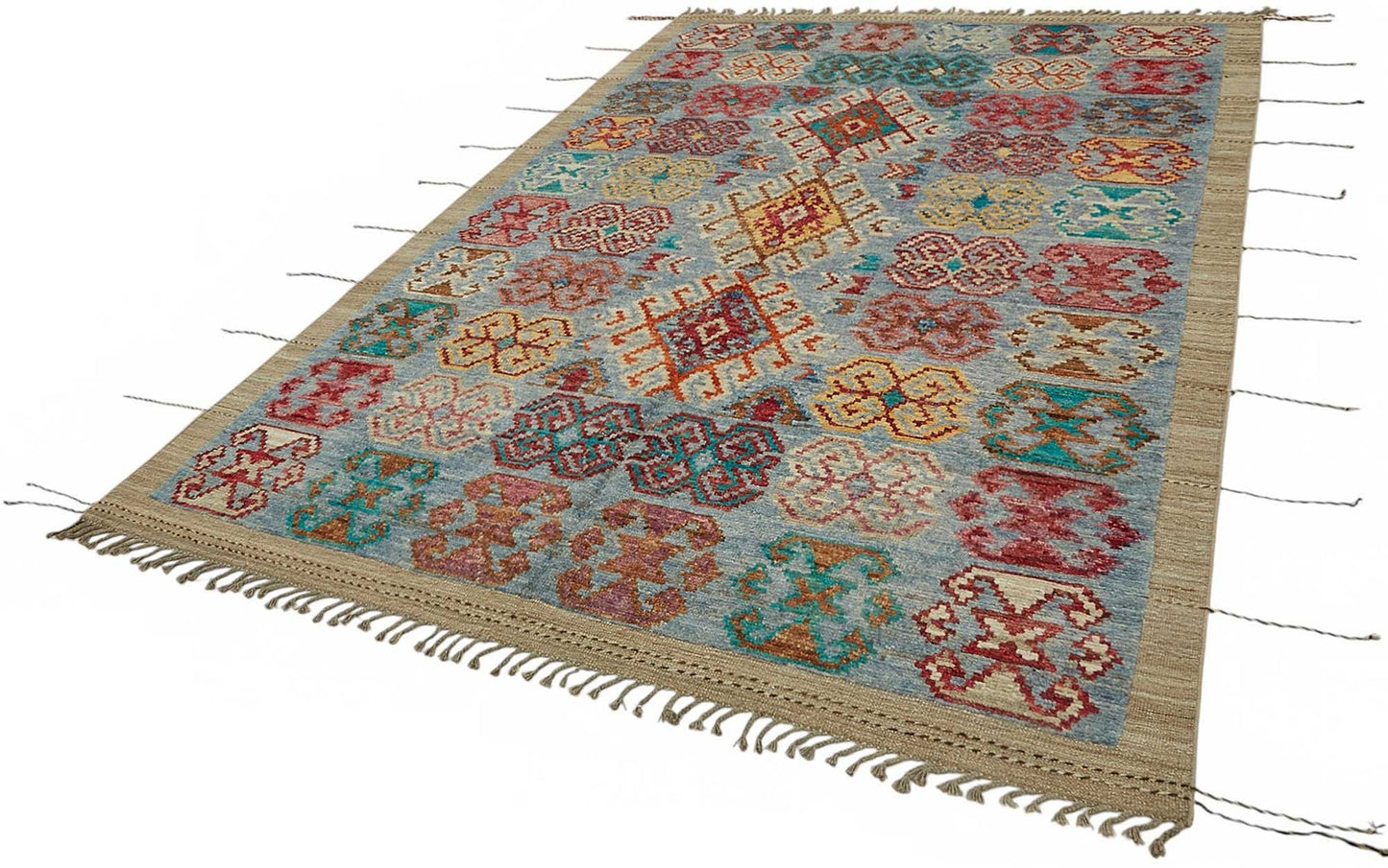 7x10 Contemporary Tribal Area Rugs - 48097