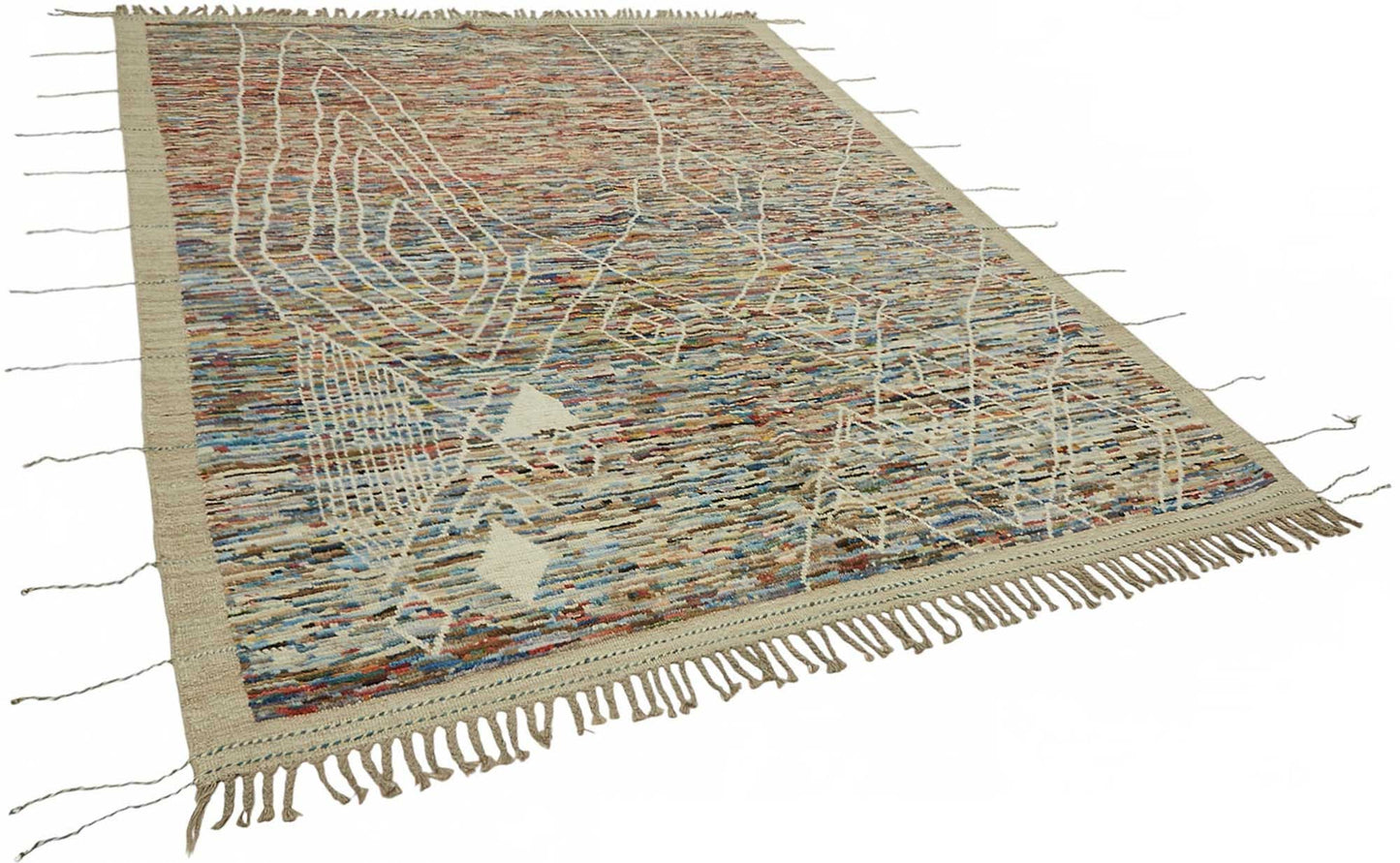 7x10 Contemporary Tribal Area Rugs - 48098