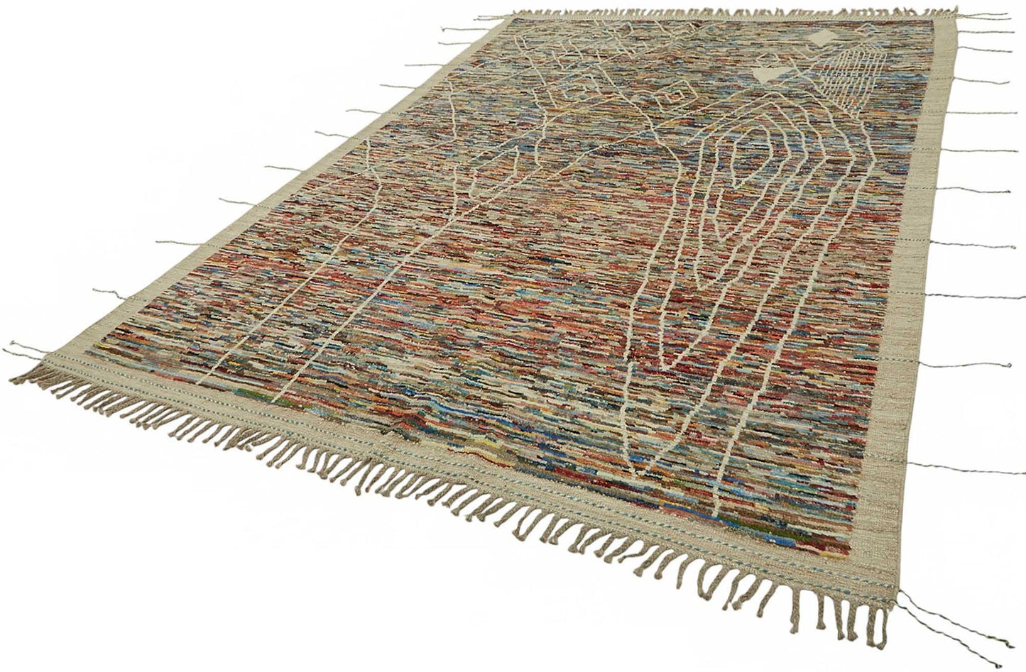 7x10 Contemporary Tribal Area Rugs - 48098