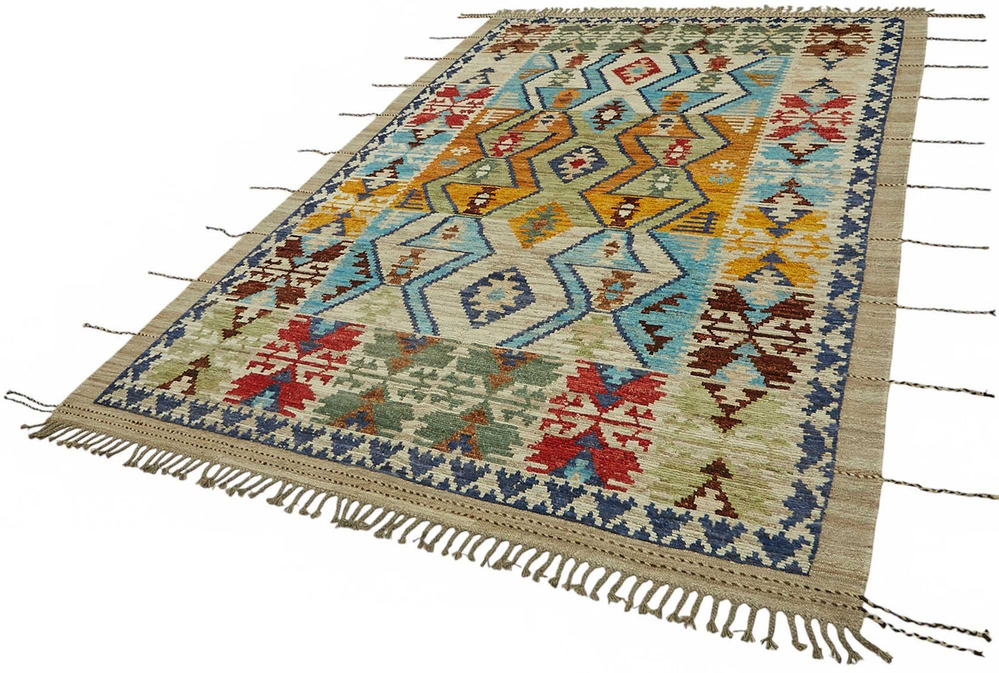 7x10 Contemporary Tribal Area Rugs - 48115
