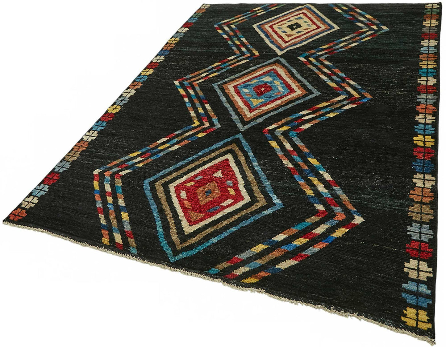 6x8 Contemporary Tribal Area Rugs - 48125