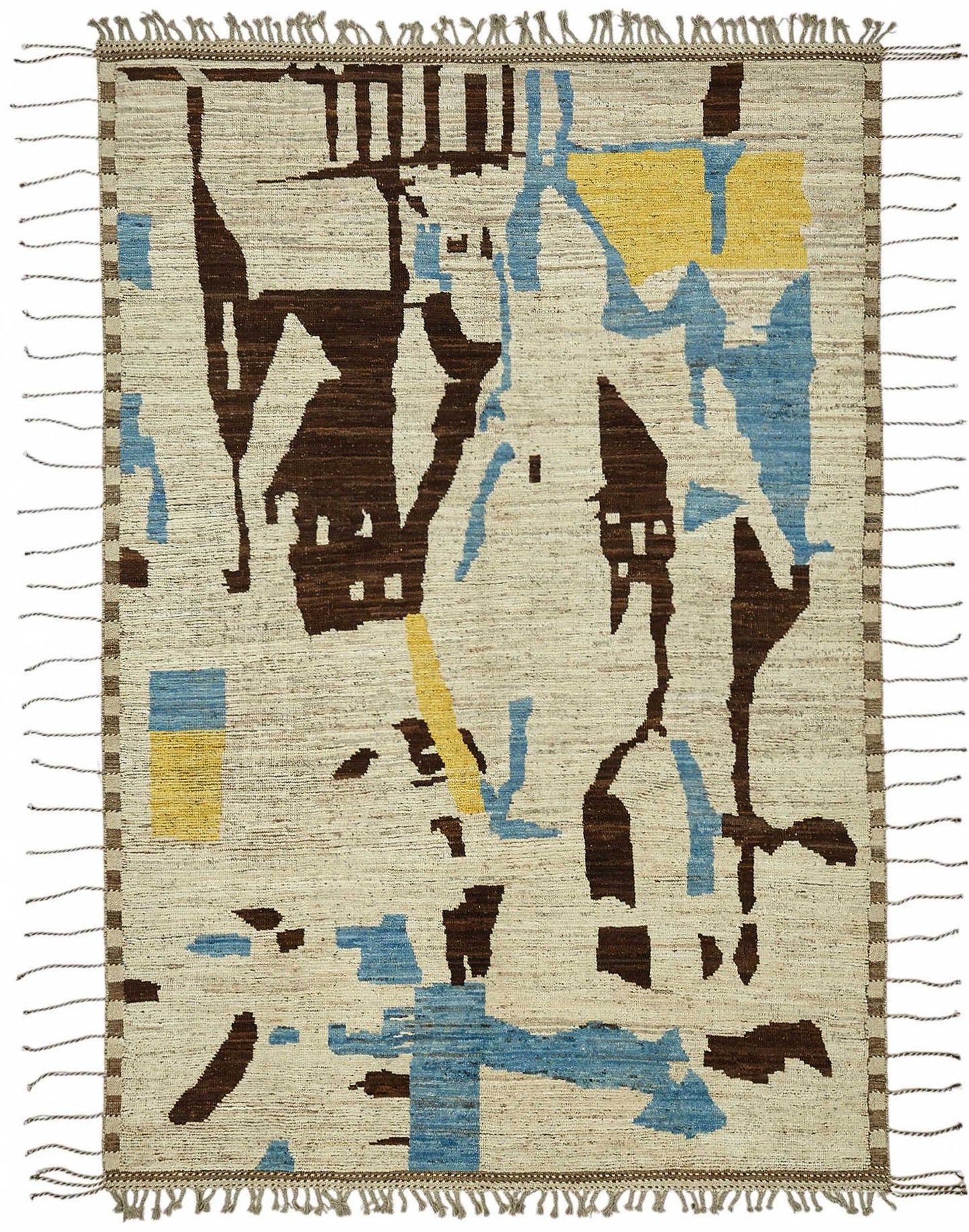 7x10 Contemporary Tribal Area Rugs - 48147