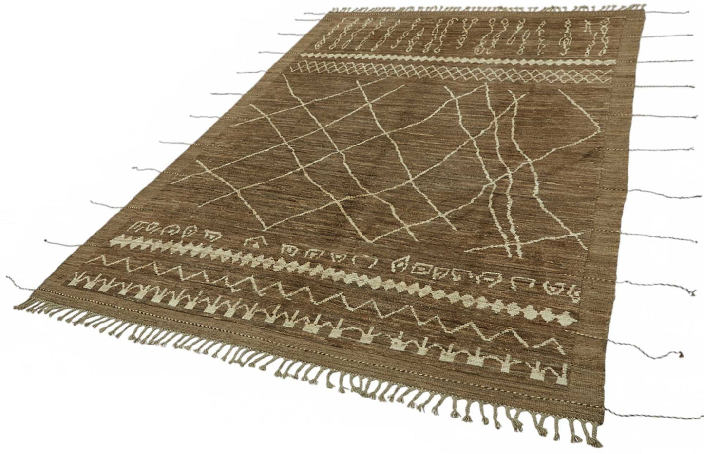 7x10 Contemporary Tribal Area Rugs - 48155