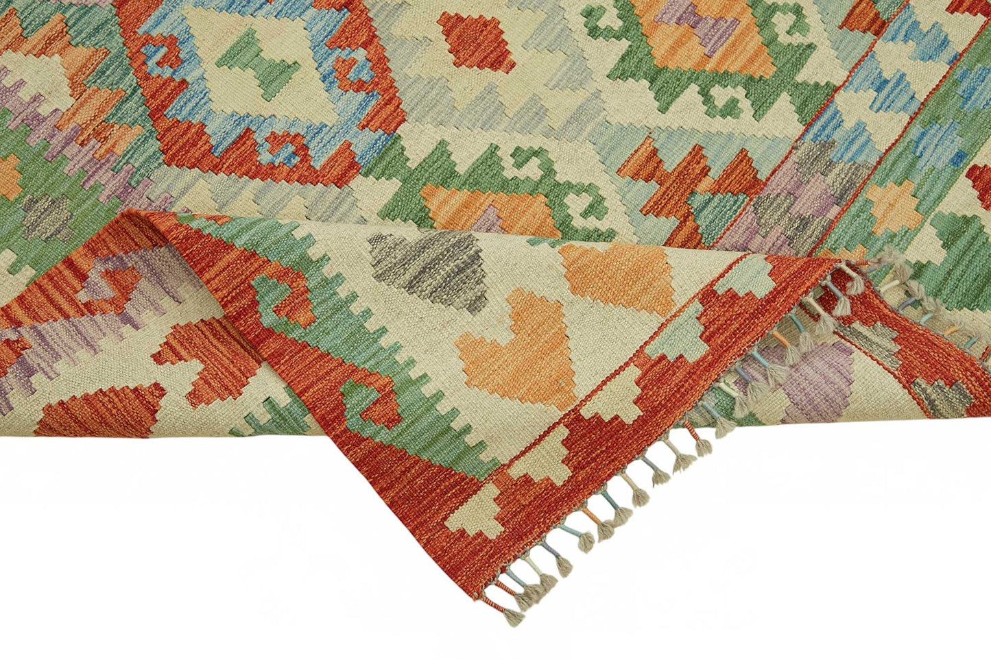8x10 Handwoven Turkish Kilim Rug - 48781
