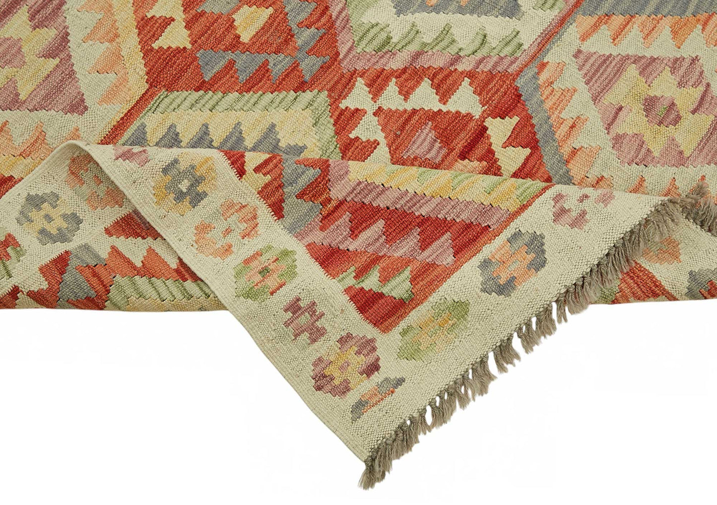 8x11 Handwoven Turkish Kilim Rug - 48786