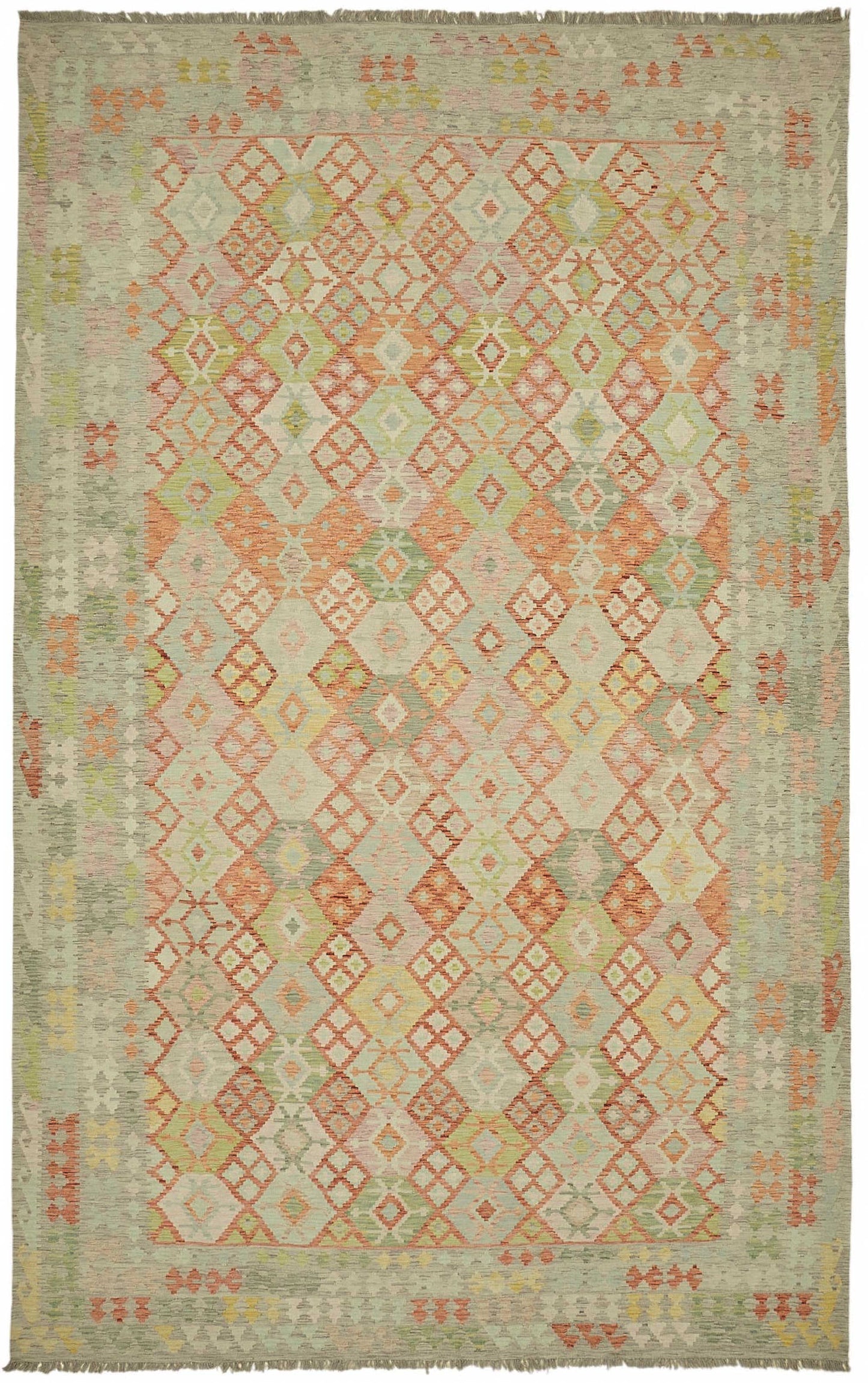 10x16 Handwoven Turkish Kilim Rug - 48789