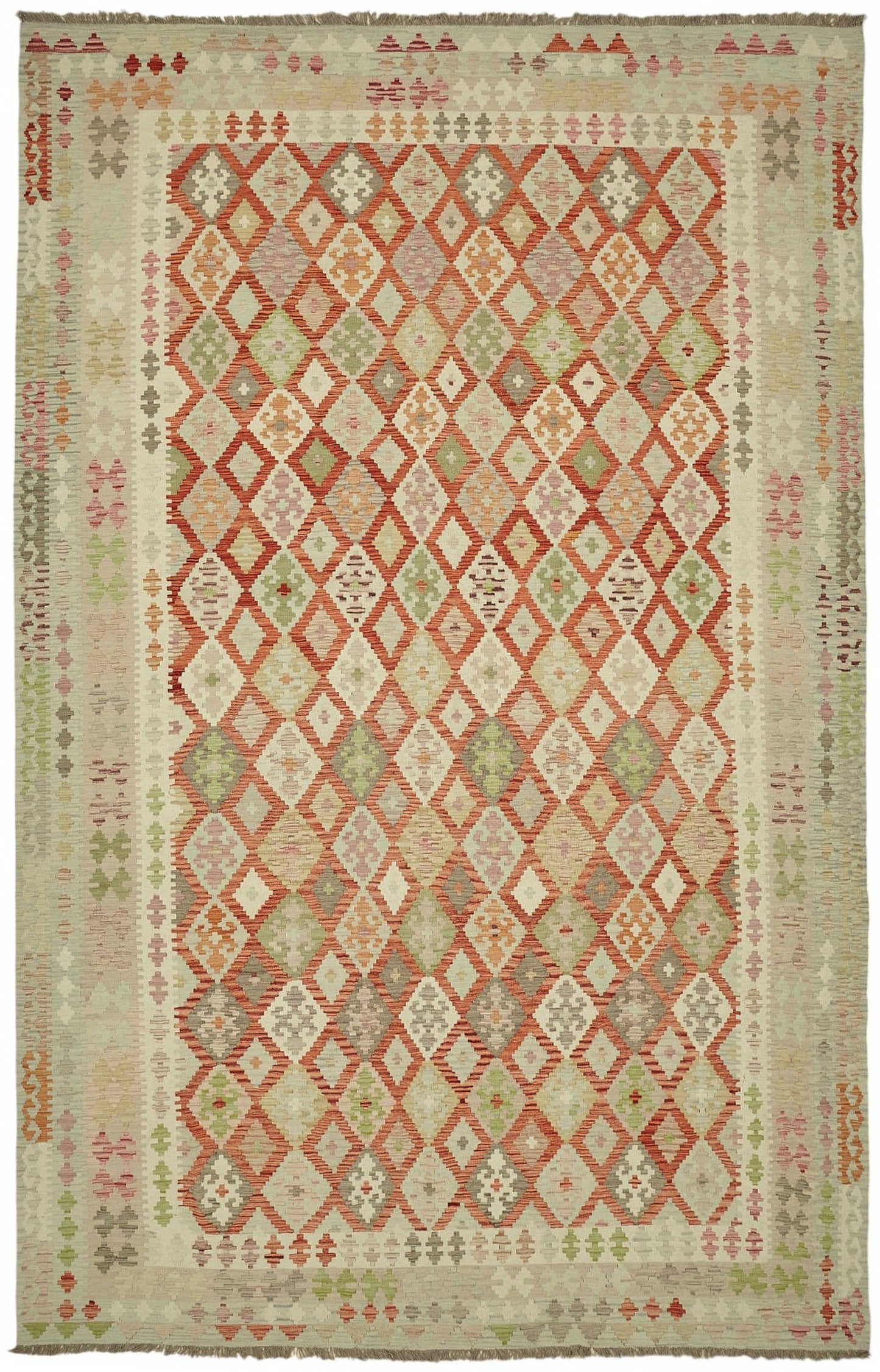 10x16 Handwoven Turkish Kilim Rug - 48798