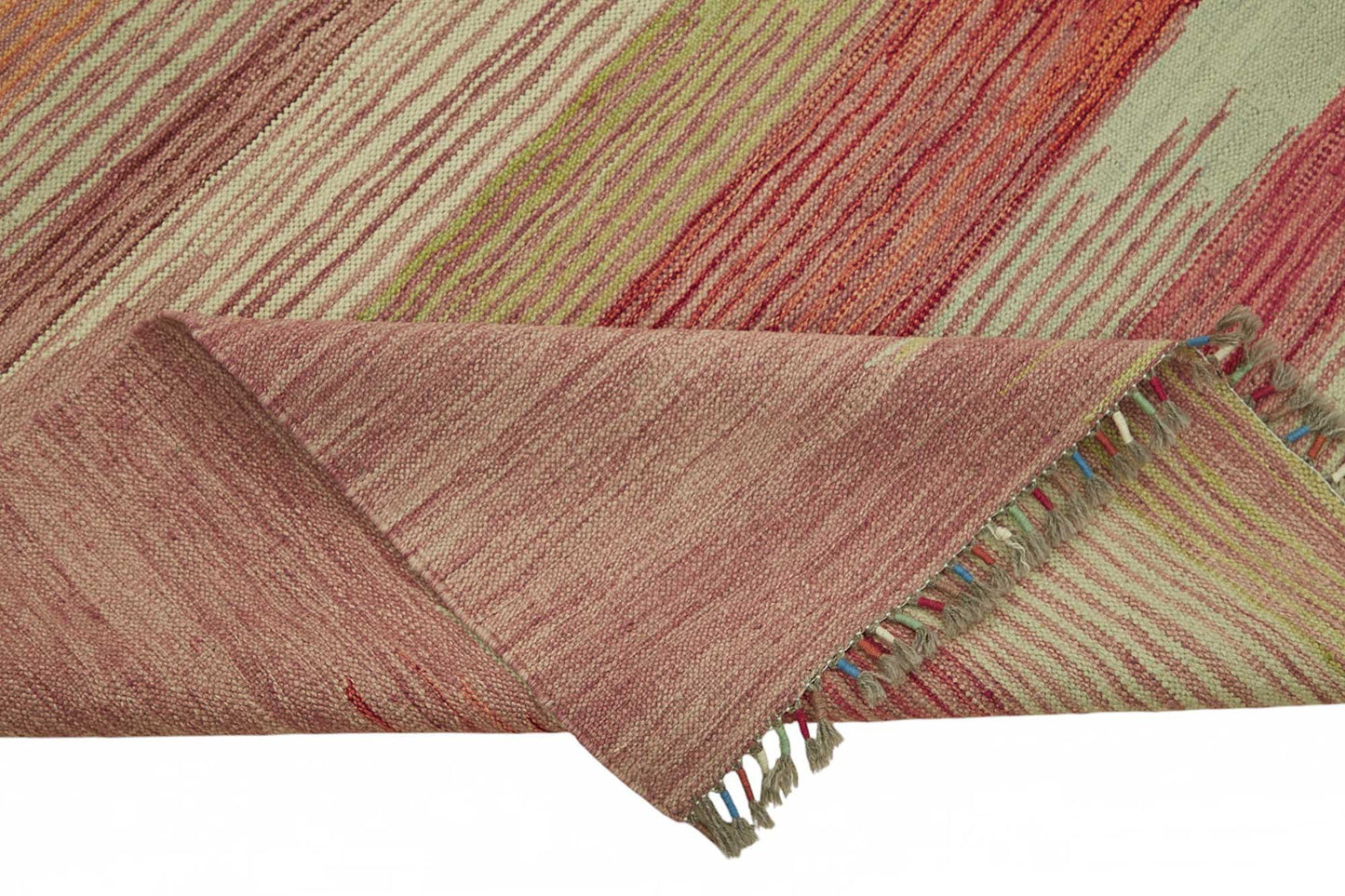 8x11 Handwoven Turkish Kilim Rug - 48807