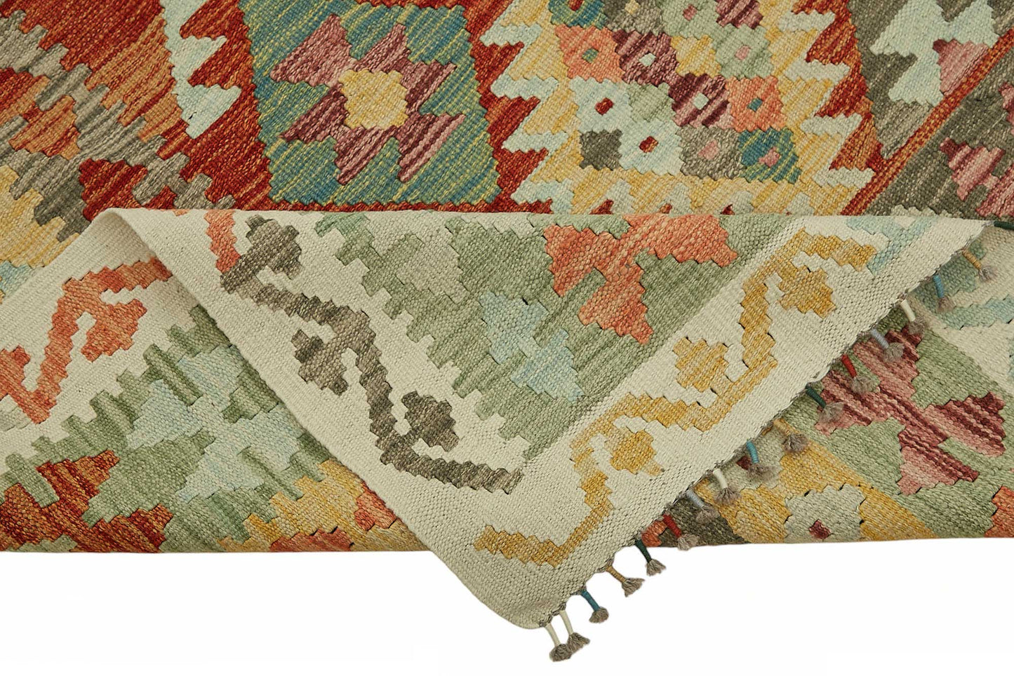 8x11 Handwoven Turkish Kilim Rug - 48817