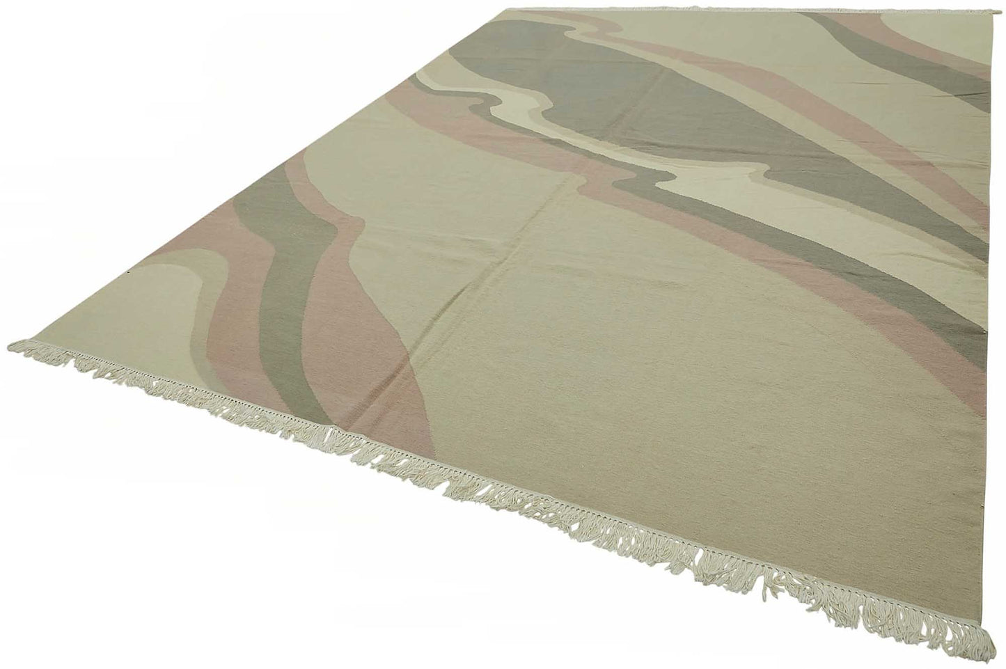 9x12 Modern Design Dhurrie Kilim Rug - 48858