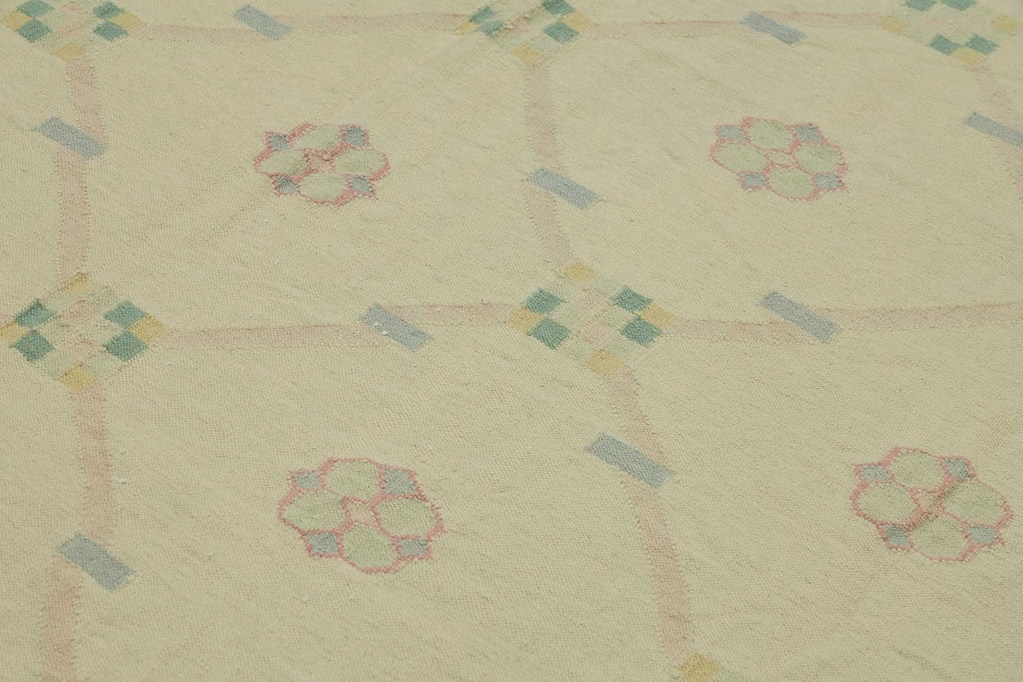 10x14 Geometric Dhurrie Kilim Rug - 48868