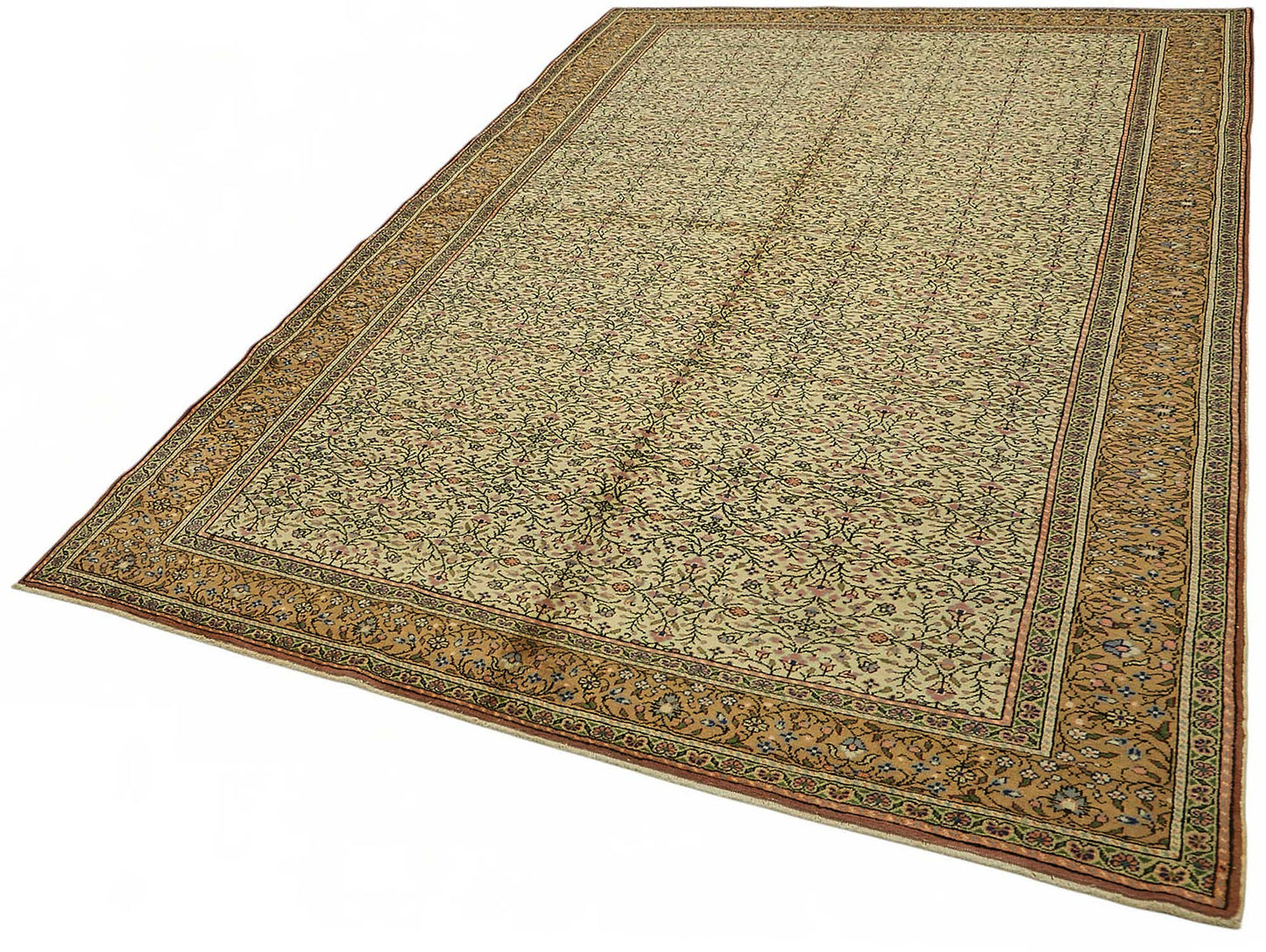 6x10 Hand-Knotted Turkish Wool Rug - 48967