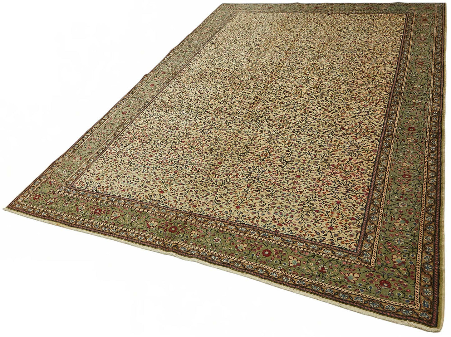 6x9 Hand-Knotted Turkish Wool Rug - 48969